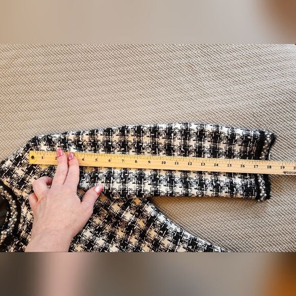 Tahari Tweed Blazer with Pearl Embellishments - Picture 14 of 17